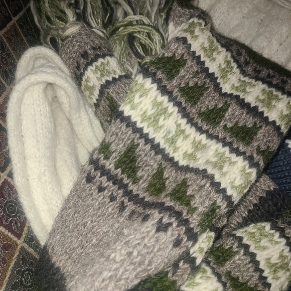 Scarf Wool hand knit - Picture 2 of 2